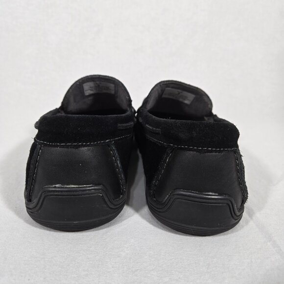 MINNETONKA Old Money BLACK Suede Leather Mocs Loafers Penny Driver Men's Size 9. - Picture 6 of 17